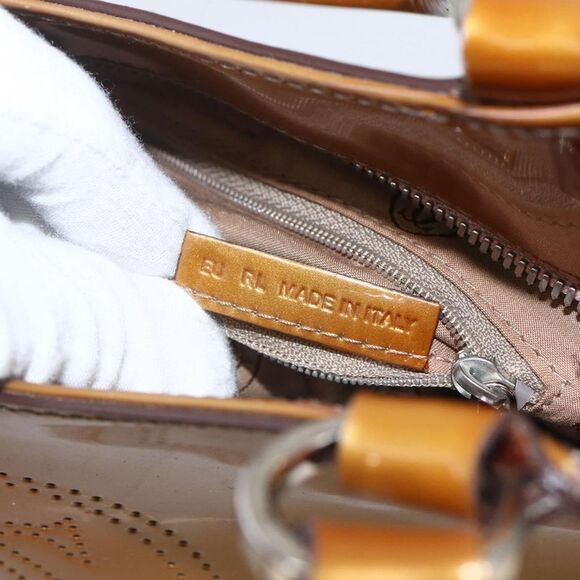 Cartier Marcello Handbag Patent Leather Yellow Patent_Leather Handbag - Picture 7 of 16